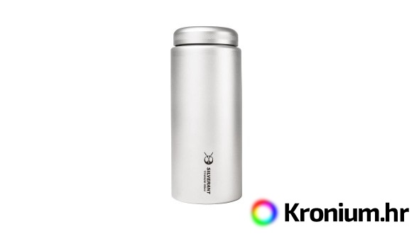 Titanska boca 400 ml s ravnim čepom