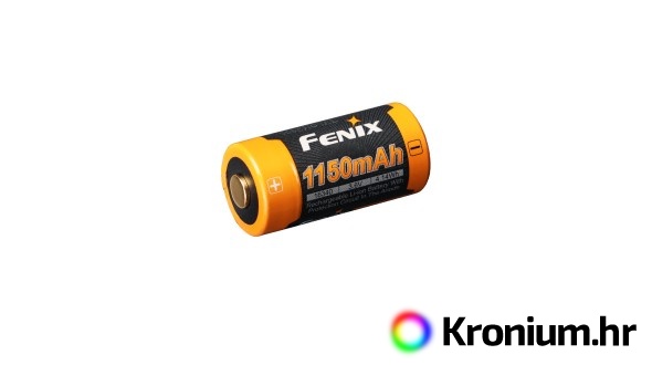 Baterija Fenix RCR123A 1150 mAh