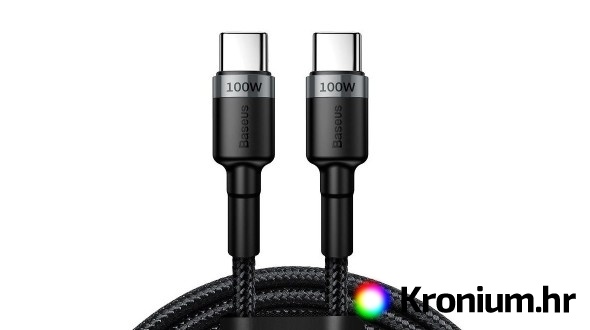 Kabel Baseus USB-C/USB-C 120 cm 100 W