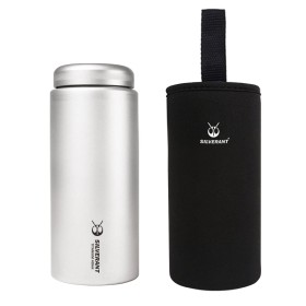 Titanska boca 400 ml s ravnim čepom