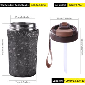 Titanska termo šalica SilverAnt 400 ml