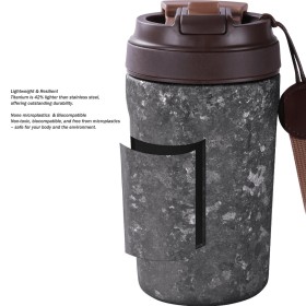 Titanska termo šalica SilverAnt 400 ml