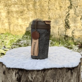 Titanska termo šalica SilverAnt 400 ml
