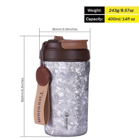 Titanska termo šalica SilverAnt 400 ml