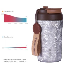 Titanska termo šalica SilverAnt 400 ml