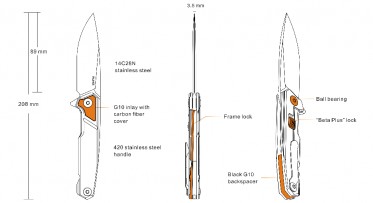Nož Ruike P875-SZ