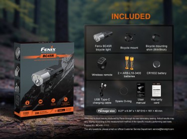 Punjivo svjetlo za bicikl Fenix BC45R