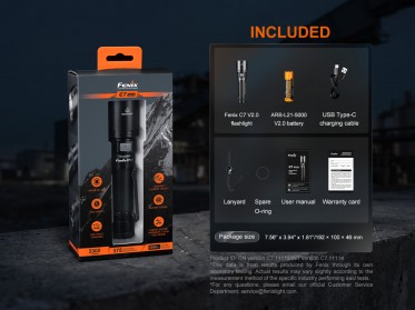 Svjetiljka na punjenje Fenix C7 V2.0