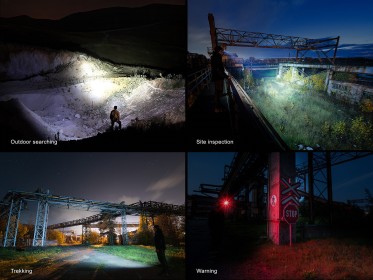 Fenix HM61R Amber V3.0 naglavna svjetiljka