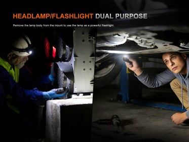 Fenix HM61R Amber V3.0 naglavna svjetiljka