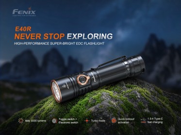 LED svjetiljka na punjenje Fenix E40R