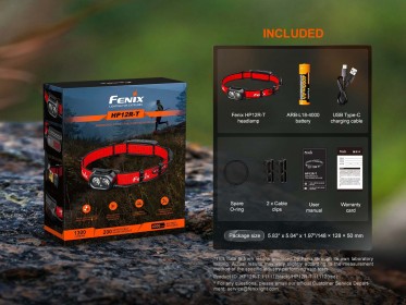 Punjiva naglavna svjetiljka Fenix HP12R-T