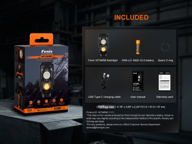 Fenix WT26R radno svjetlo i lampion