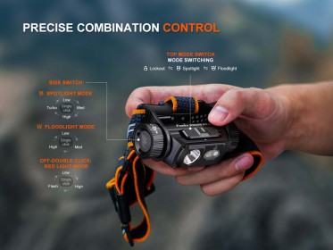 Punjiva naglavna svjetiljka Fenix HM60R V2.0