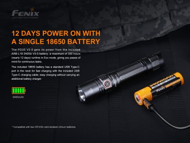 LED svjetiljka Fenix PD35 V3.0