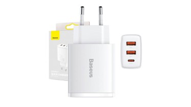 Baseus mrežni adapter USB-C + 2x USB-A (30W)