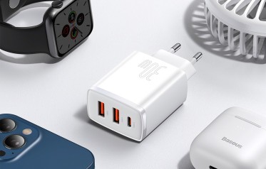 Baseus mrežni adapter USB-C + 2x USB-A (30W)