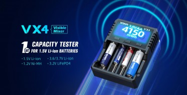 Četverokanalni USB punjač VX4 (Li-ion i NiMH)