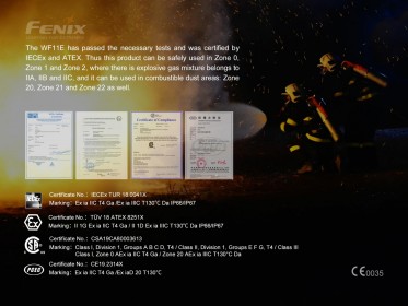 ATEX svjetiljka Fenix WF11E