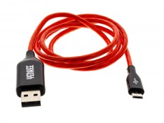 Kabel micro-USB 100 cm svjetleći